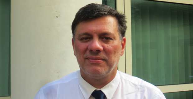 Christophe Canioni, président d’Avene Corsu, conseiller territorial non-inscrit, en dissidence du groupe Front National à l’Assemblée de Corse.