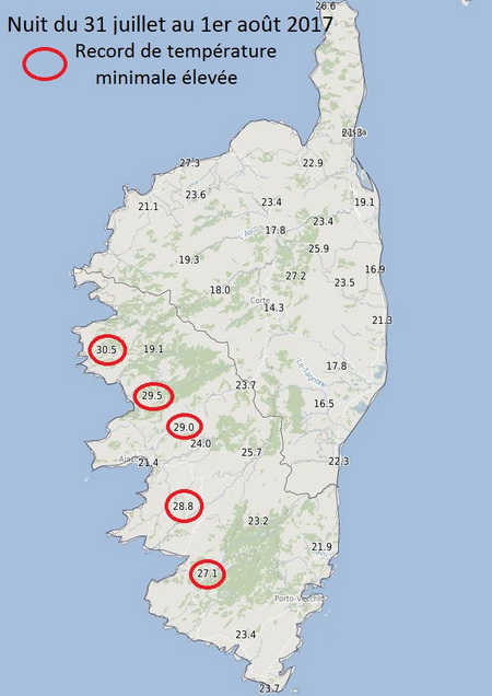 Rouge pluie cet hiver, orange canicule cet été : c'est l'année de tous les records en Corse !
