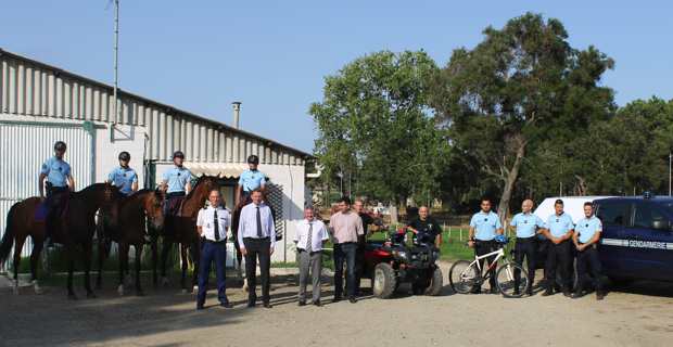 Plaine Orientale : La Cavalerie de la Garde Républicaine en renfort pour lutter contre les incendies