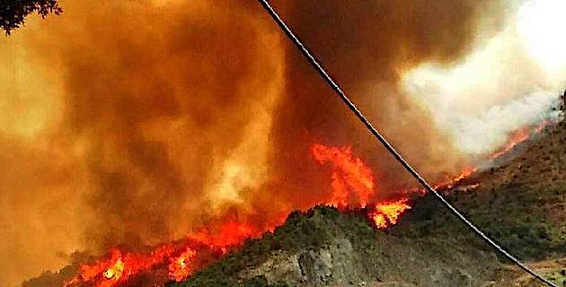 Loretu di Tallà : 130 hectares détruits, 2 pompiers blessés