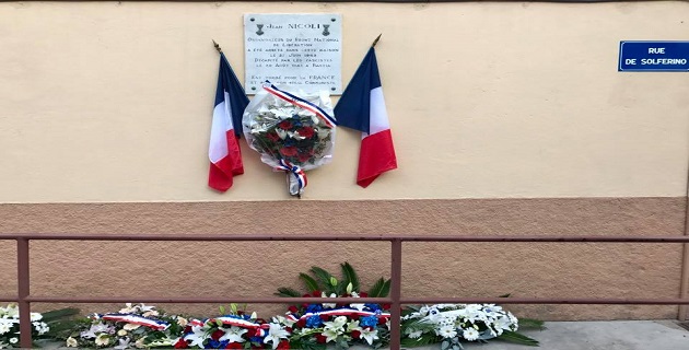 Résistance : Ajaccio rend hommage à Jean Nicoli 