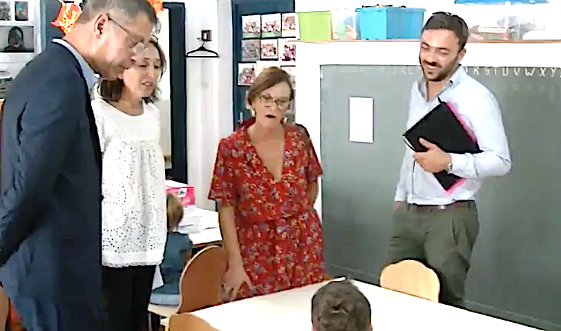 De l'école Desanti à l'école Reynoard : La rentrée scolaire de Pierre Savelli