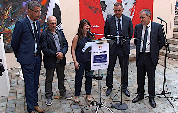 Bastia : Rue des Terrasses, "A piazzetta Dumenicu Lucchini"