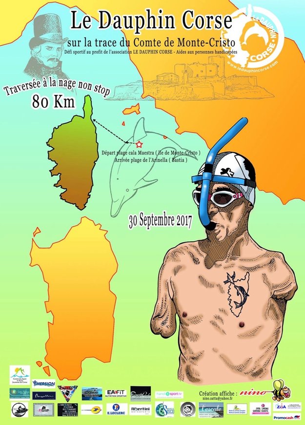 Défi : « Le dauphin corse » va tenter la traversée à la nage entre l’île de Monte Cristo et Bastia