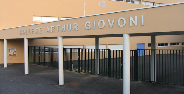 Collège Arthur-Giovoni  : Personnels bousculés et principal adjoint agressé. Une plainte déposée