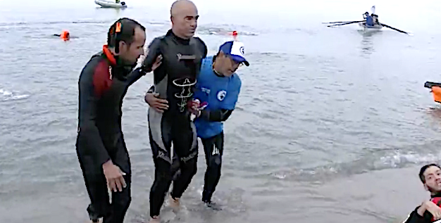 L’Exploit ! Thierry Corbalan relie Monte Cristo à la Corse à la nage en 26 heures !
