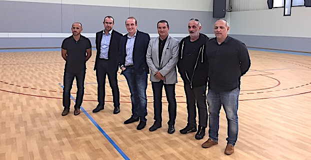 la visite du Gymnase Michel Bozzi