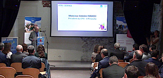 L'intervention de Antoine Ferracci, président du CPIE-A Rinascita