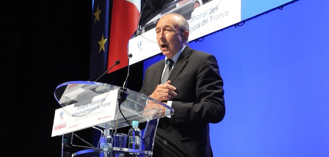 Gérard Collomb aux Sapeurs-Pompiers en congrès à Ajaccio : "Vous forcez le respect !"