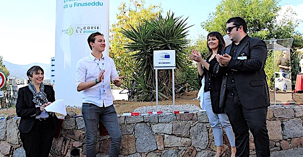 Ajaccio : Remise de la plaque "École ambassadrice" au LP du Finosello