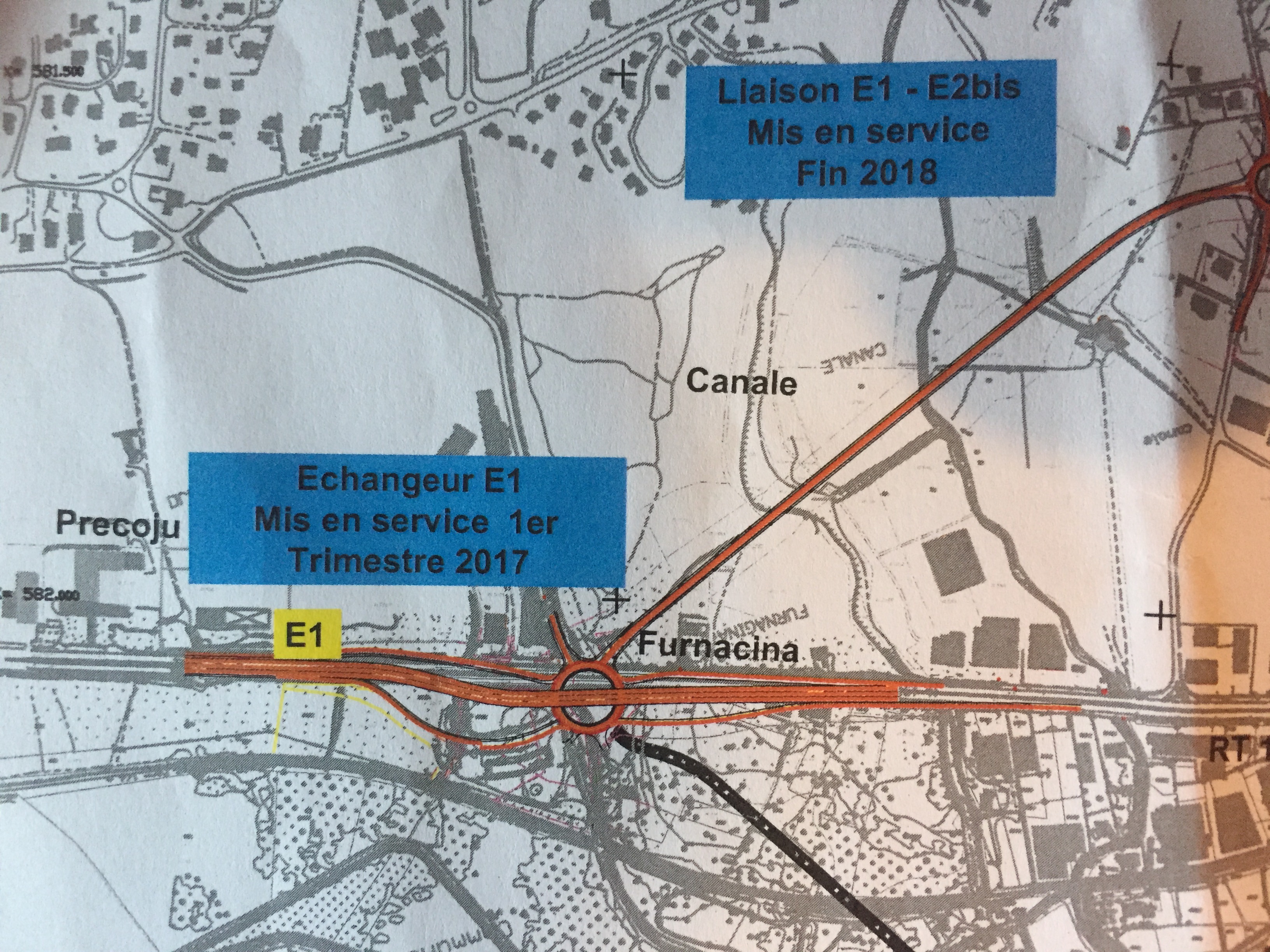 Echangeur des Collines : Pose de la première pierre…