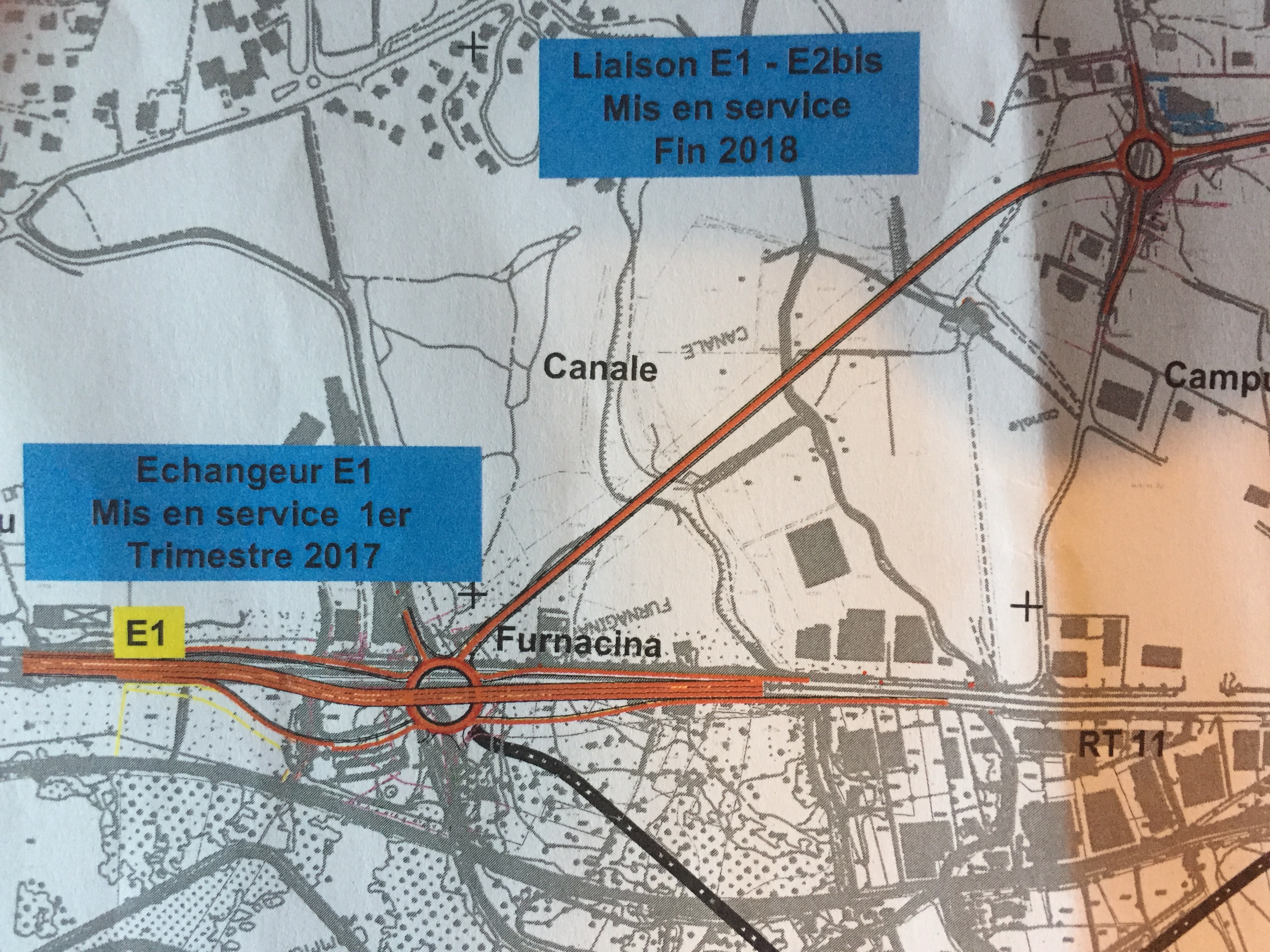 Echangeur des Collines : Pose de la première pierre…