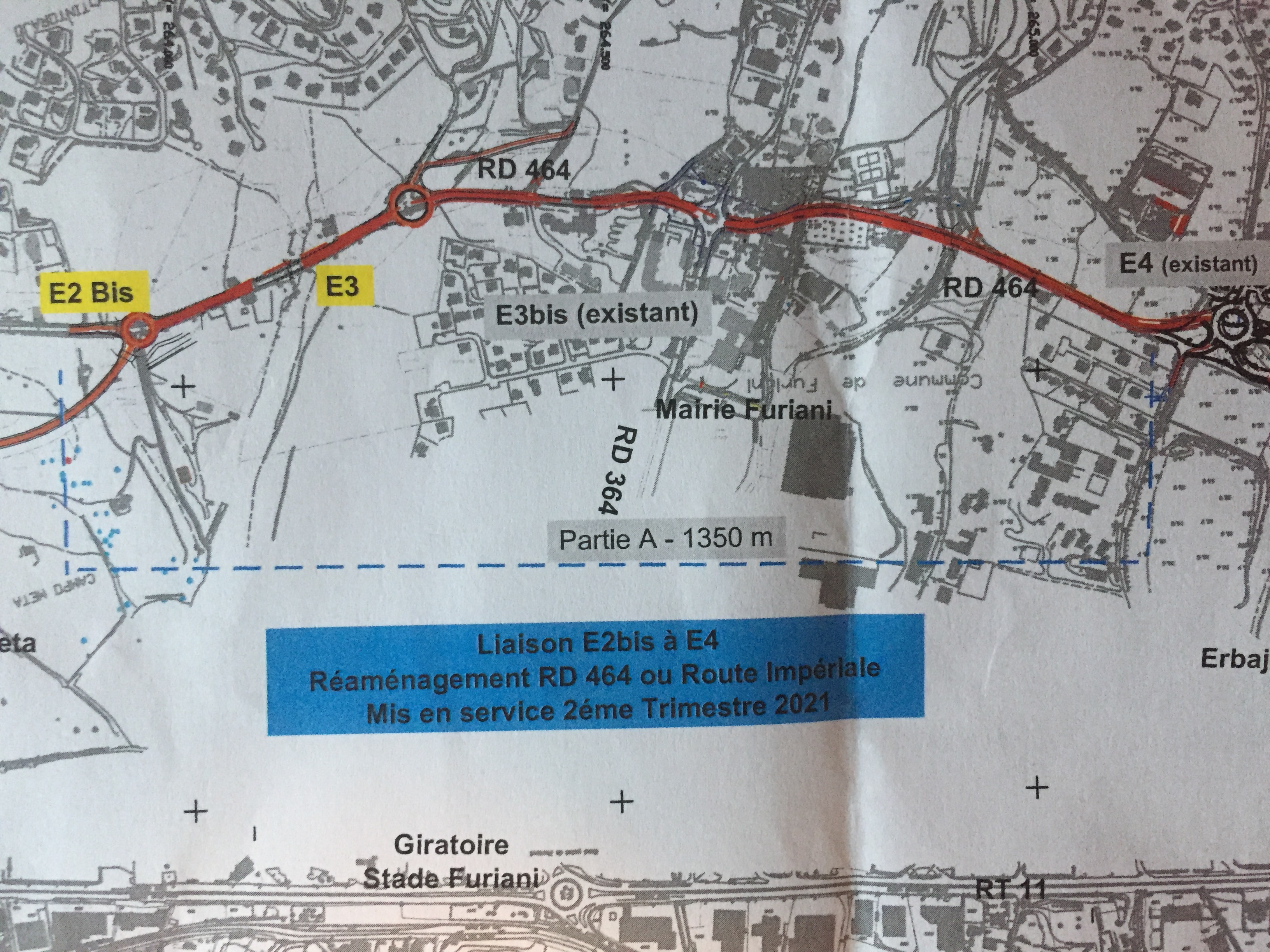 Echangeur des Collines : Pose de la première pierre…