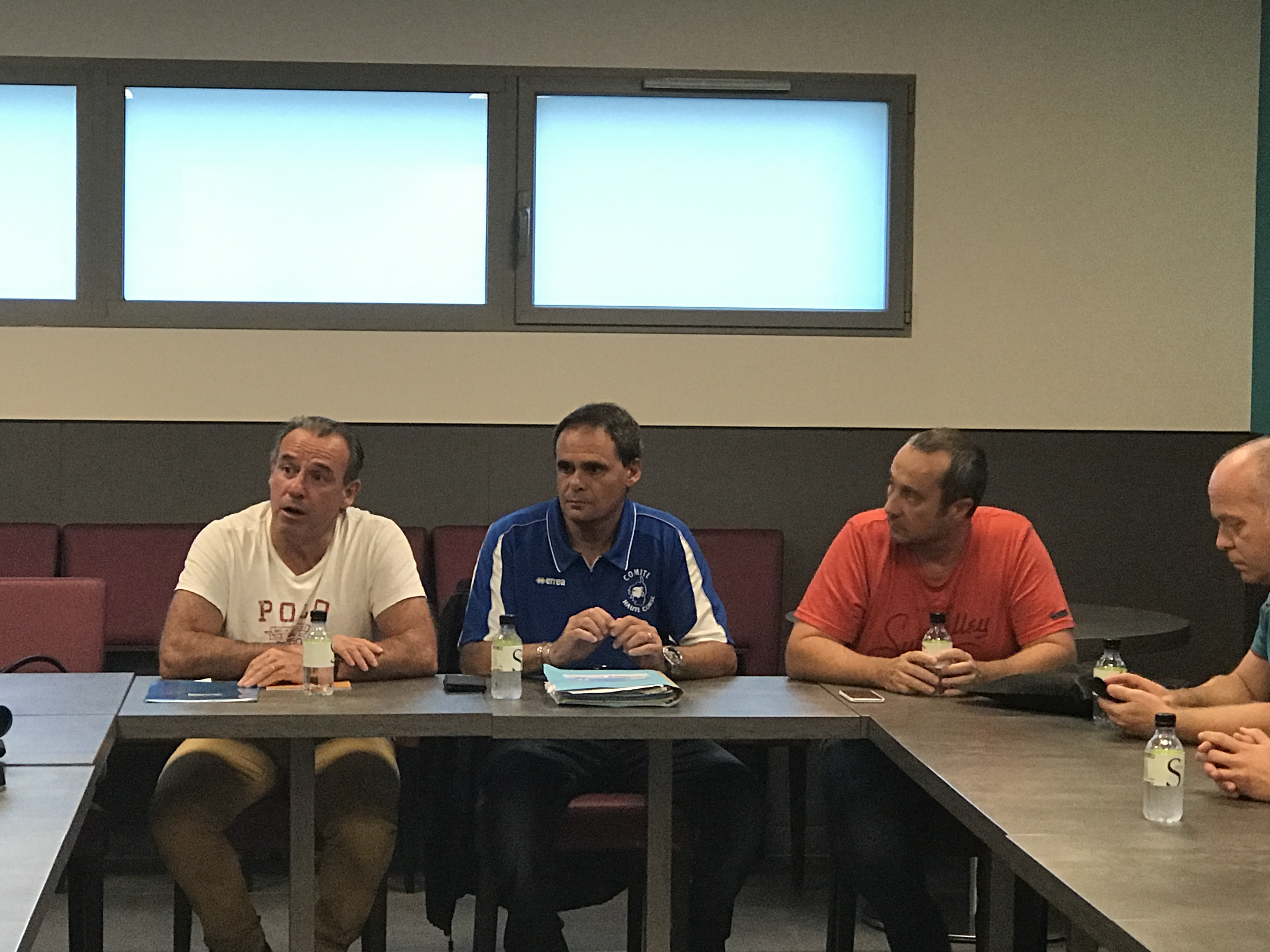 De gauche à droite François Clinet, Président National de l'ATSCAF et Jean-Pierre Poli, Président de l'ATSCAF 2B