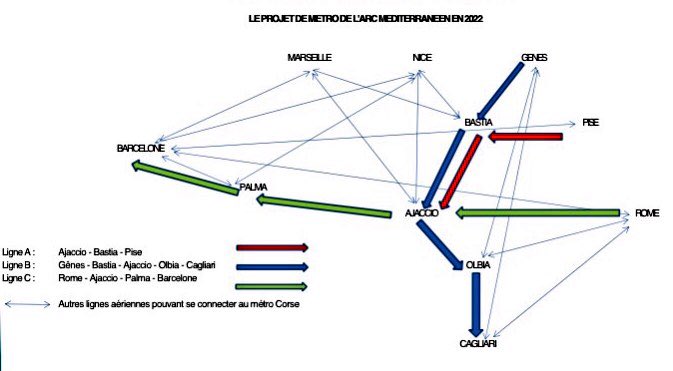 Conférence des régions périphériques maritimes : L’Exécutif corse plaidera pour le métro aérien