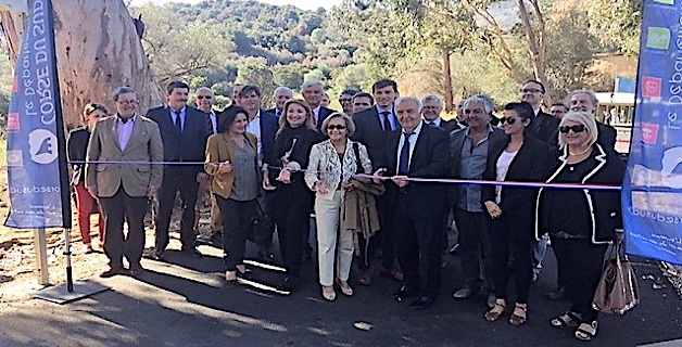 La route, revue et corrigée, inaugurée mercredi matin