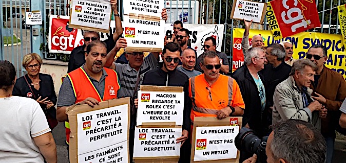 Nouvelle mobilisation jeudi à Bastia contre les ordonnances Macron