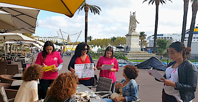 Octobre Rose : Des étudiants du lycée Jean-Nicoli de Bastia se mobilisent