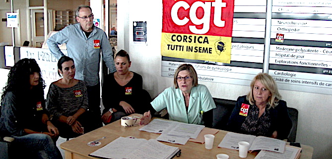 Hôpital de Bastia : La CGT poursuit la grève de la faim !