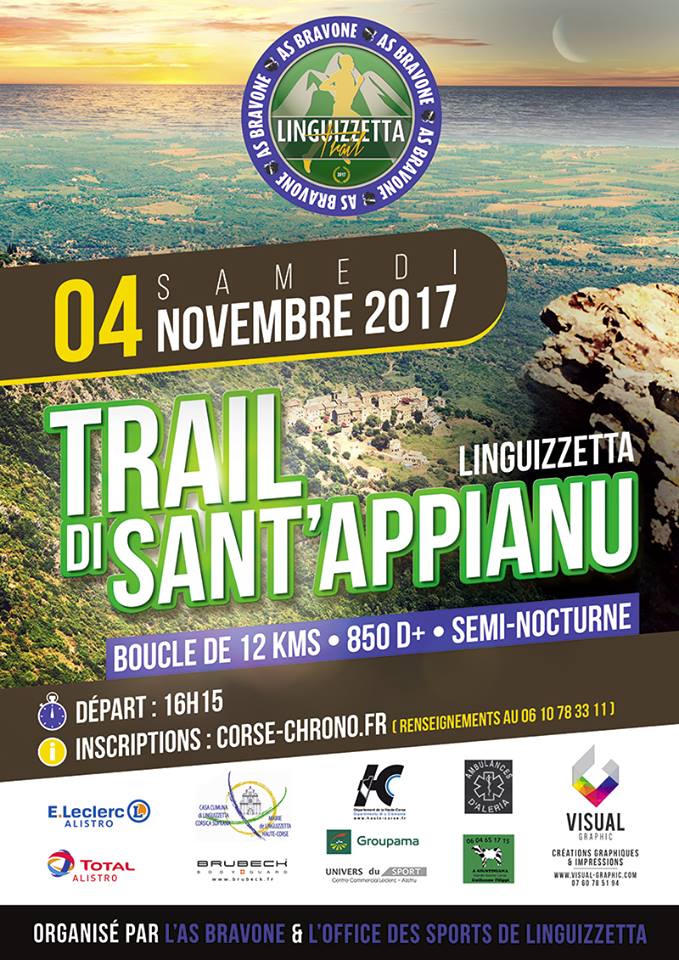 Linguizzetta: Le 1èr trail de Sant’Appianu