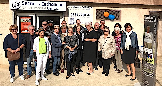 Bastia : Le Secours Catholique a inauguré ses nouveaux locaux