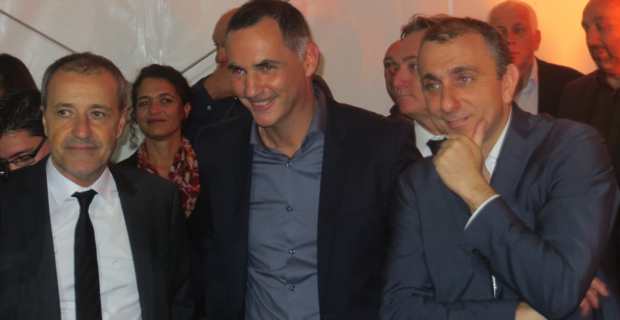 Jean-Guy Talamoni, Gilles Simeoni et Jean-Christophe Angelini.