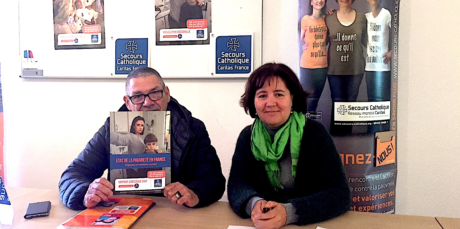 Michel Kemel, président et Germaine Bourdais, déléguée pour la Corse