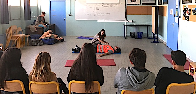 Journée de la sécurité : Les collégiens des Padule ont été initiés aux gestes de premiers secours