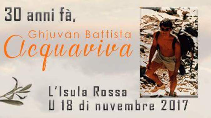 30 anni fà, Ghjuvan’Battista Acquaviva