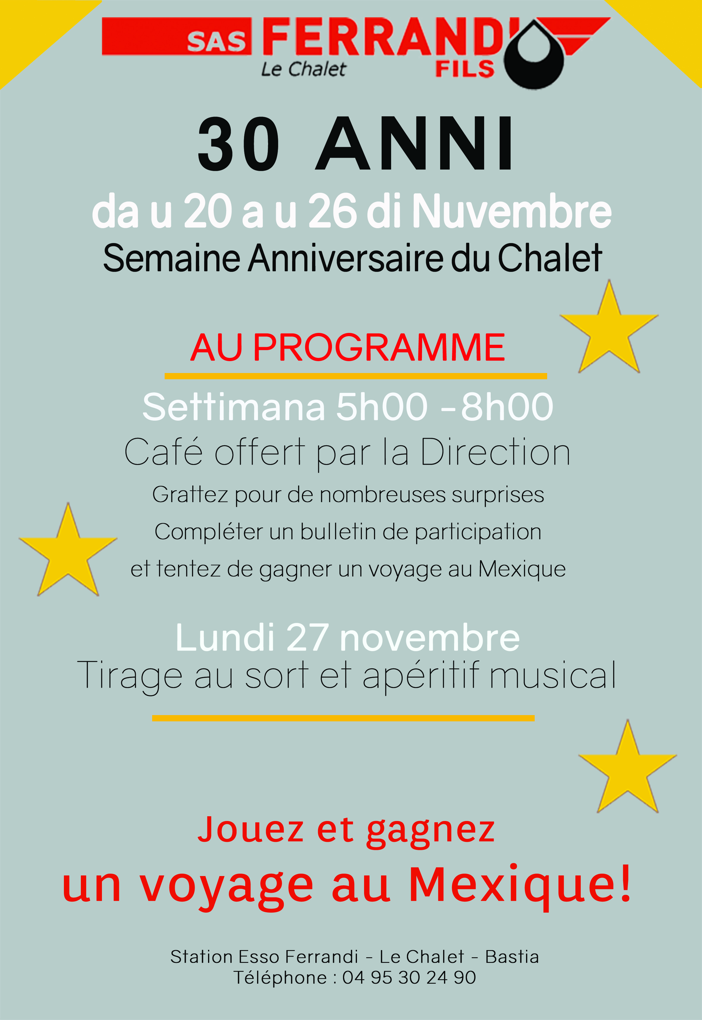 Bastia Le Chalet Fete Ses 30 Ans Bastia Le Chalet Fete Ses 30 Ans