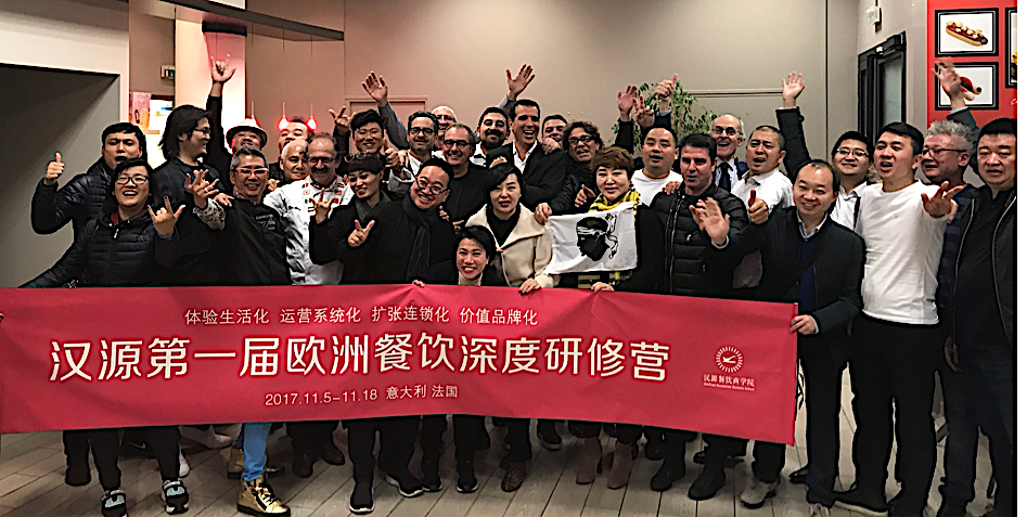 Rencontre à Paris entre grands restaurateurs chinois et artisans corses