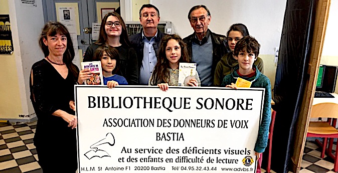 Bastia : Les élèves de l’établissement « Jeanne d’Arc » partenaires de la bibliothèque sonore de Corse