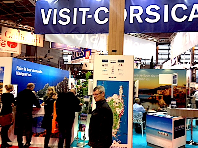 Salon nautique de Paris : La Corse à voile et à moteur, porte de Versailles