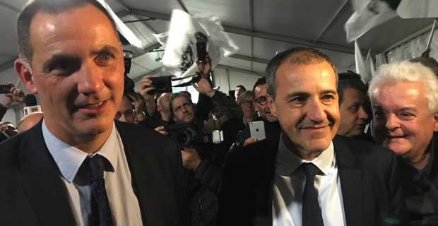 Gilles Simeoni et Jean-Guy Talamoni.