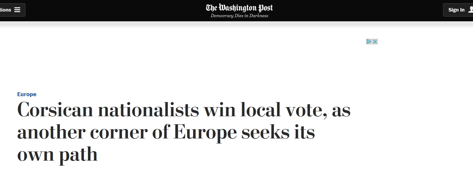 La victoire des nationalistes vue par la presse internationale