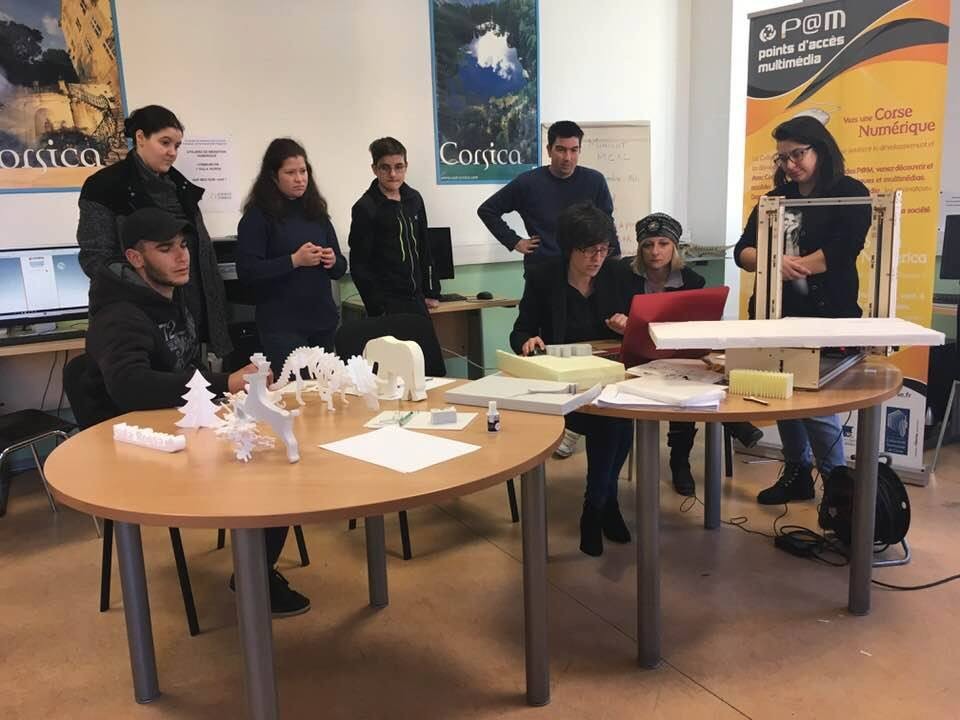 A la découverte du Mini-Cut au P@M de l'Ile-Rousse