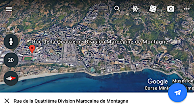 Bastia : Il existe, déjà, une rue dédiée à la division marocaine de montagne !