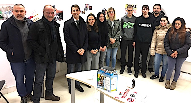 Acteurs, réalisateurs et partenaires du projet ont présenté le clip dans les locaux du CRIJ à Bastia