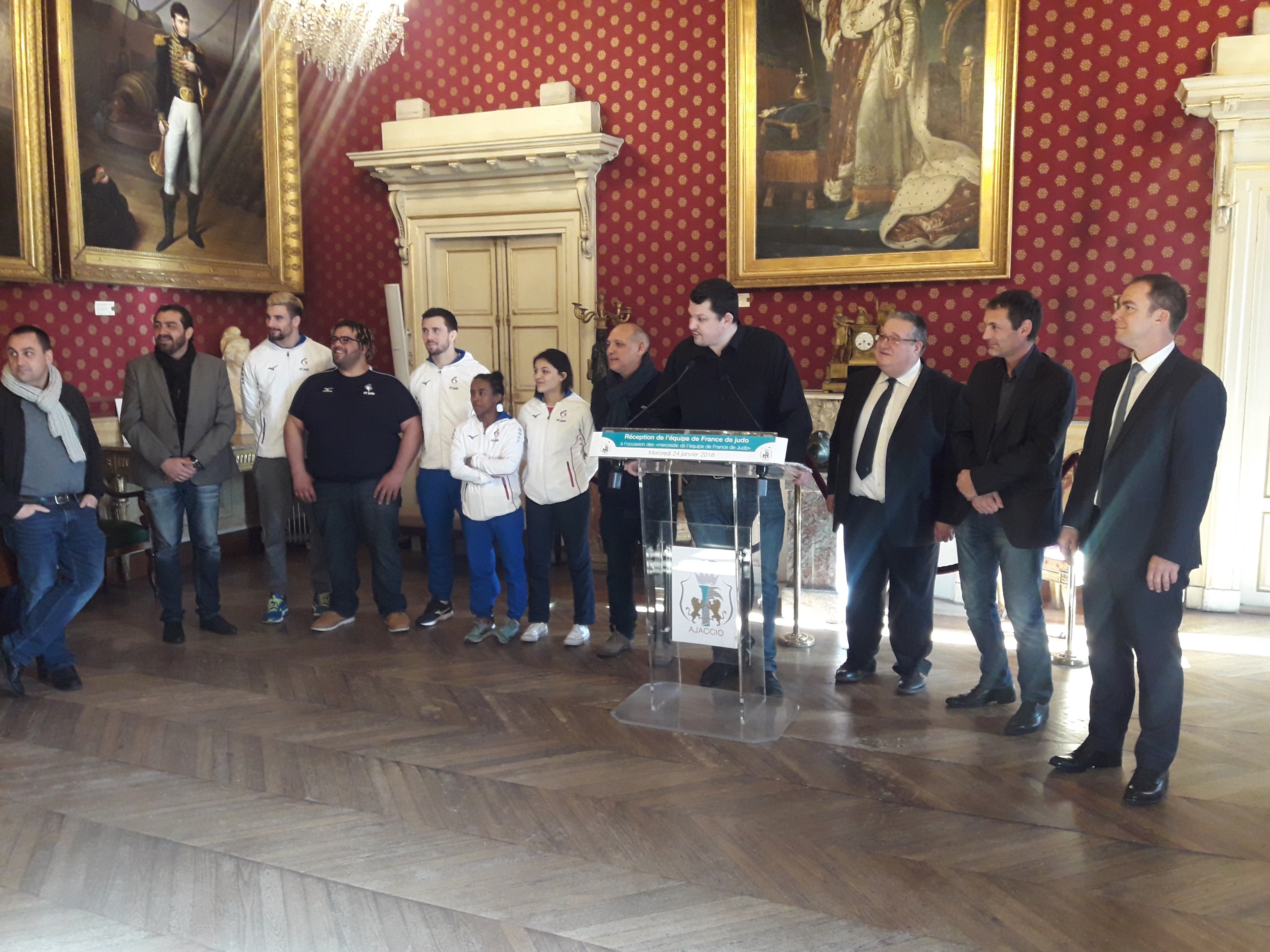 Judo : L’équipe de France reçue à l’Hôtel de Ville