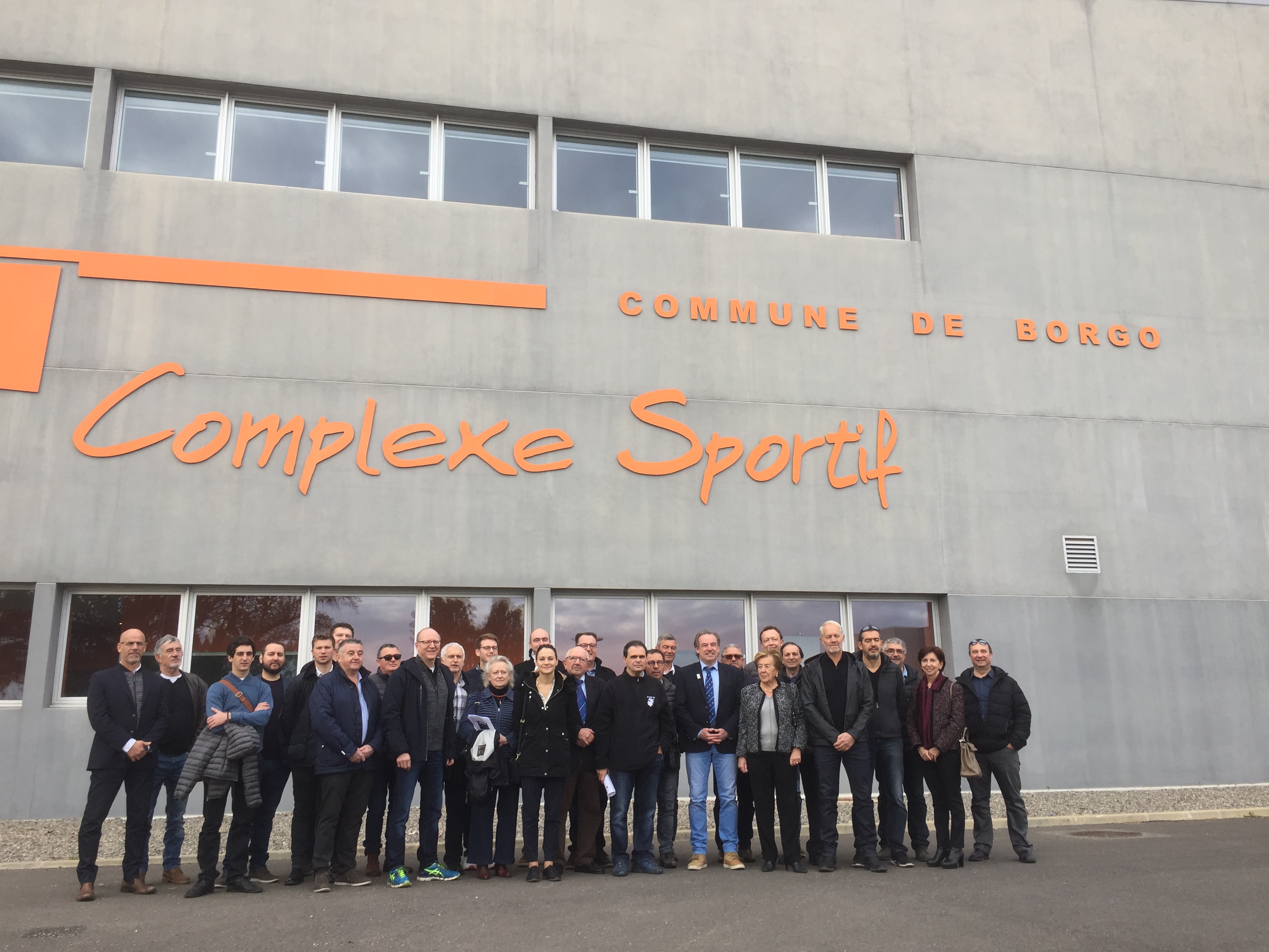organisateurs du tournoi et délégations ont visité les différents sites de Haute-Corse jeudi