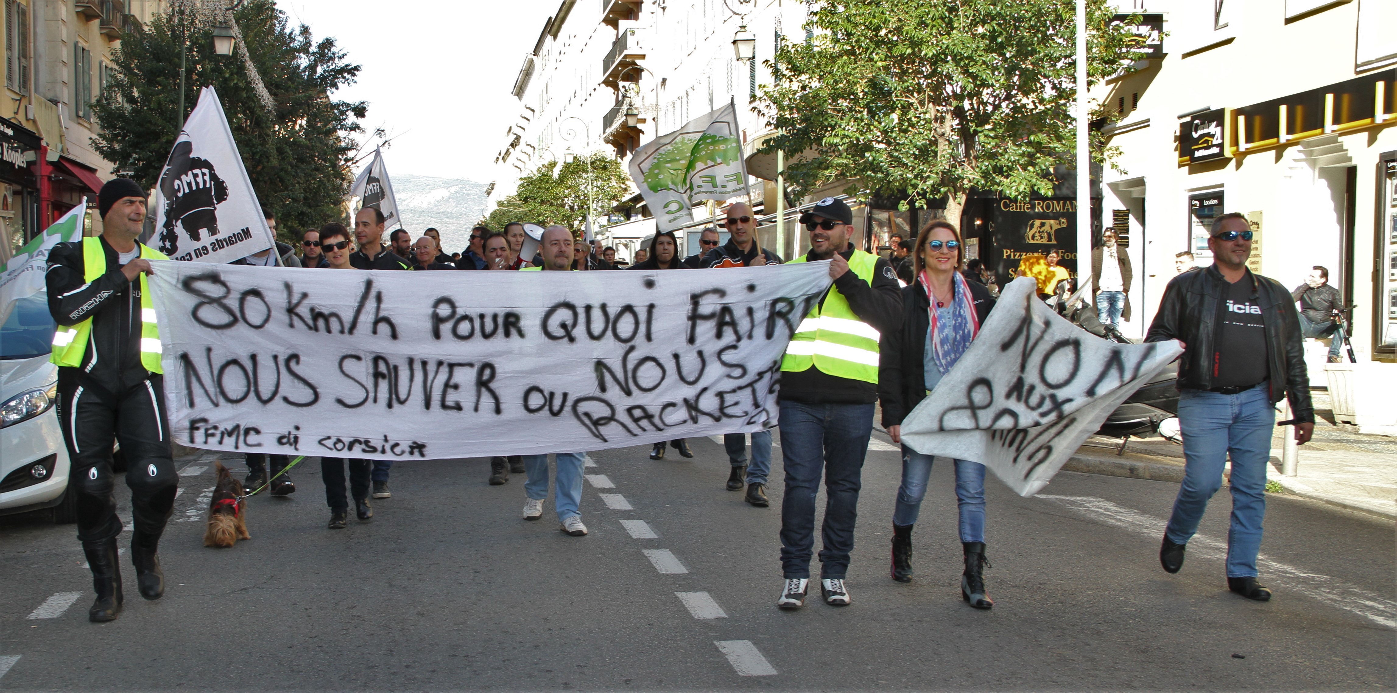 Motards en colère à Ajaccio : "Une mesure pour remplir les caisses de l'Etat"