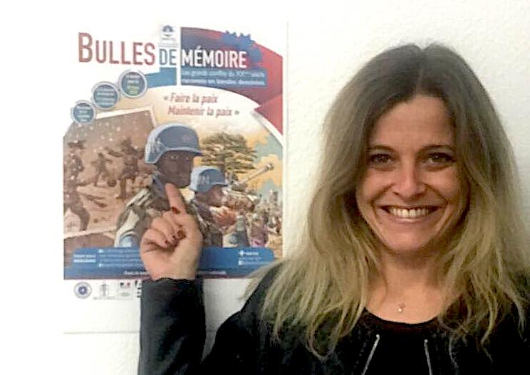 Angélica Catellaggi coordonnatrice mémoire et communication de l'ONACVG de Corse