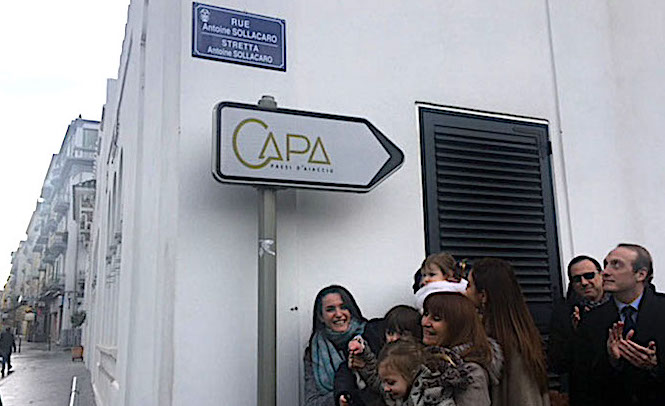 Inauguration de la rue Antoine Sollacaro à Ajaccio : La famille, l’émotion, l’amitié