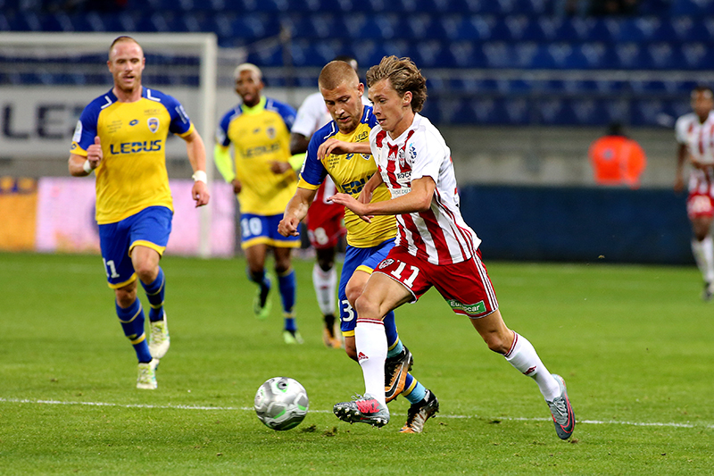 Matteo Tramoni, la pépite de l’AC Ajaccio, avec l'équipe de France