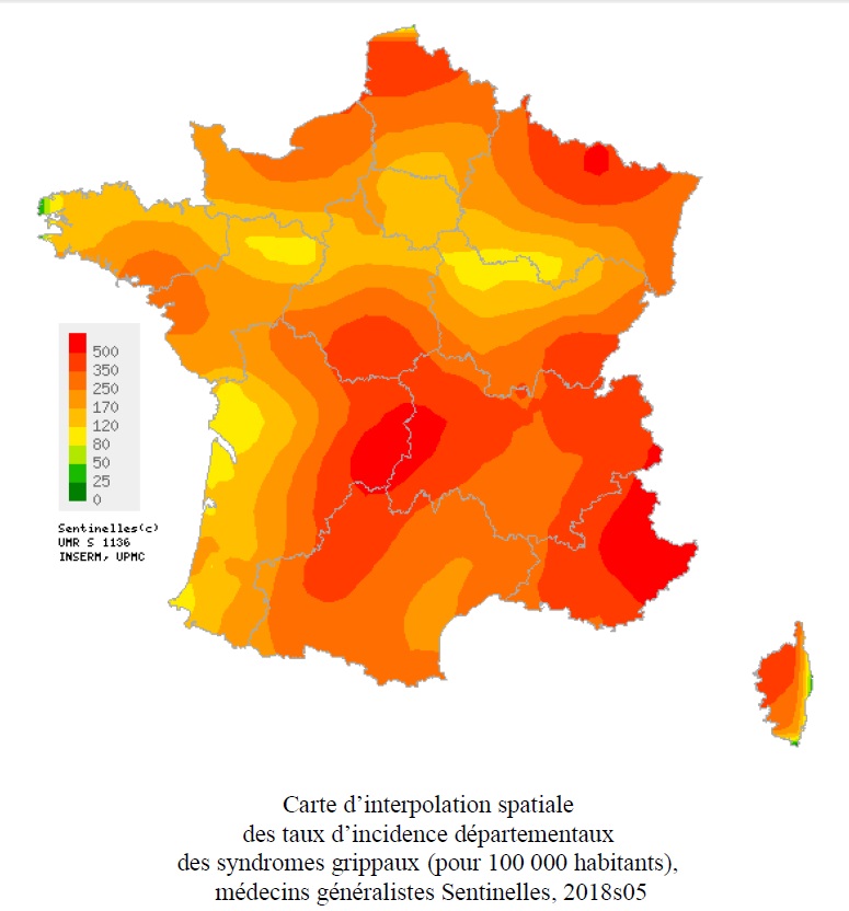 Corse : La grippe pointe le bout de son nez ….