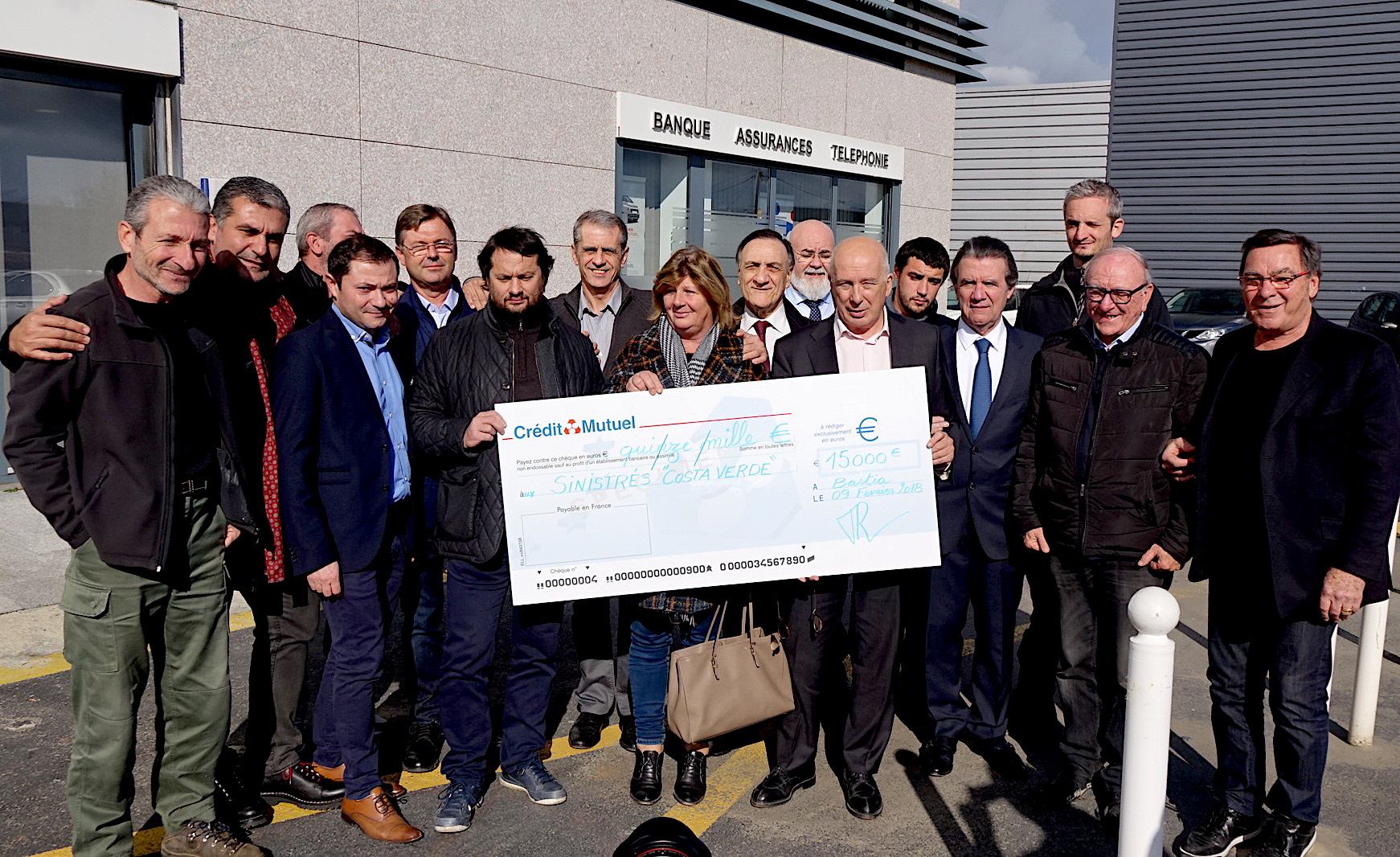 Credit Mutuel De La Corse 15 000 Pour Les Sinistres De