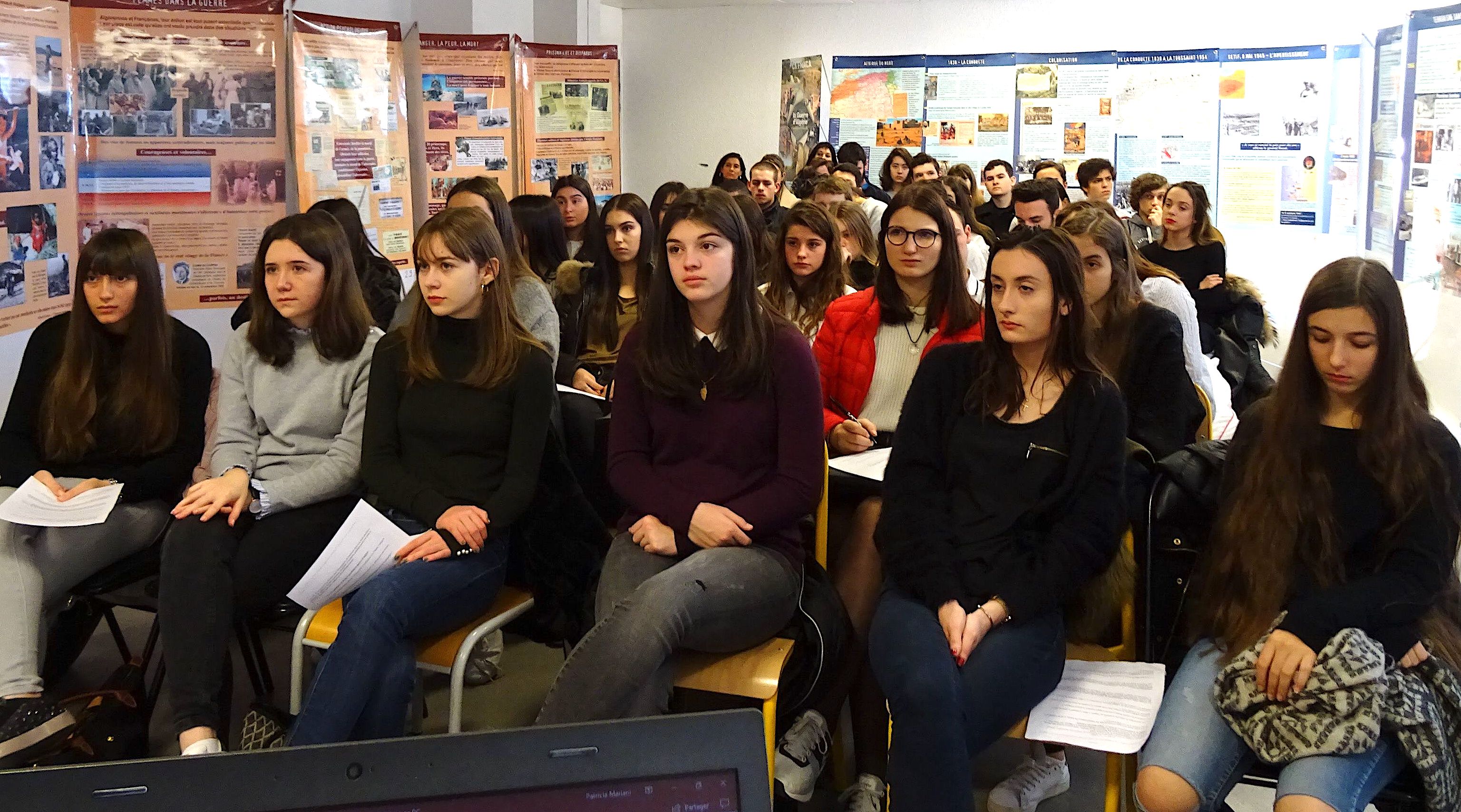 Lycée de Balagne : La guerre d'Algérie racontée aux élèves de première…