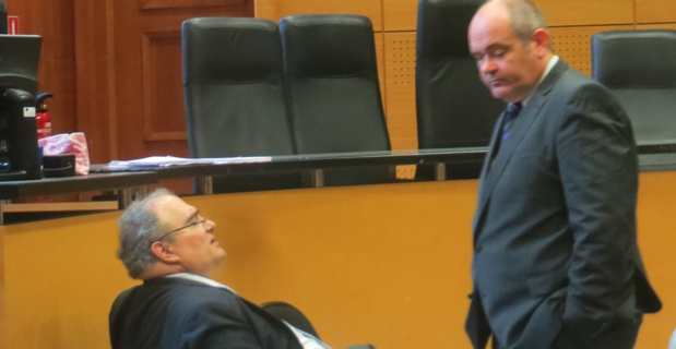 L'ex-député et président du Conseil départemental, Paul Giacobbi, et son ex-Directeur général des services, Thierry Gamba-Martini.