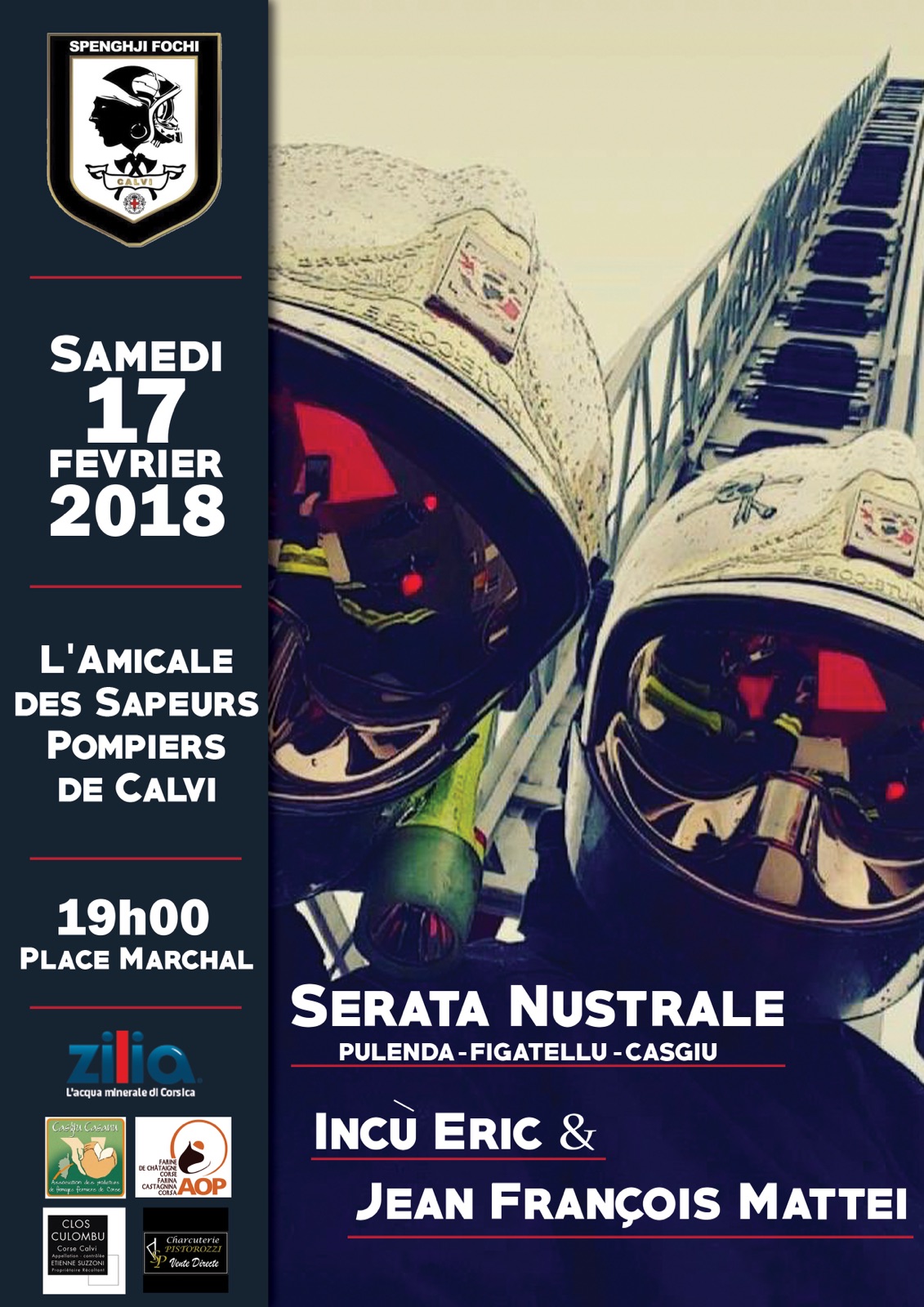 Serata nustrale au profit de l'Amicale des  sapeurs pompiers de Calvi