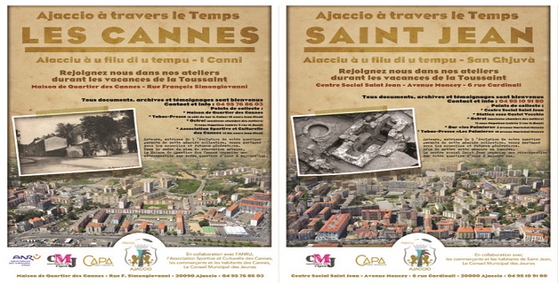 "Ajaccio à travers le Temps" : Collecte de photos, témoignages et documents à Saint Jean et aux Cannes 